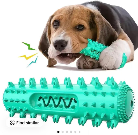 Durable Dog Toothbrush, Pet Chew Toothbrush and Teething Toy, Pet Oral Care Tool, Dog Dental Sticks and Tooth-Cleaning Brush